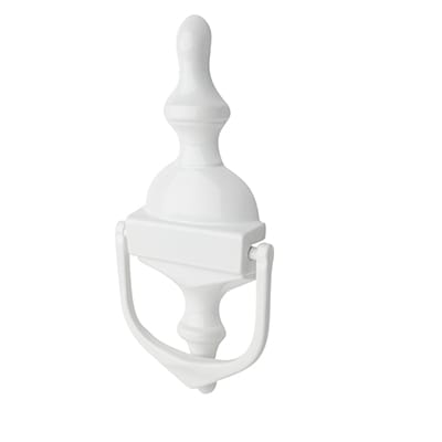 Victorian Urn Door Knocker - White - 162 x 76mm - view 2