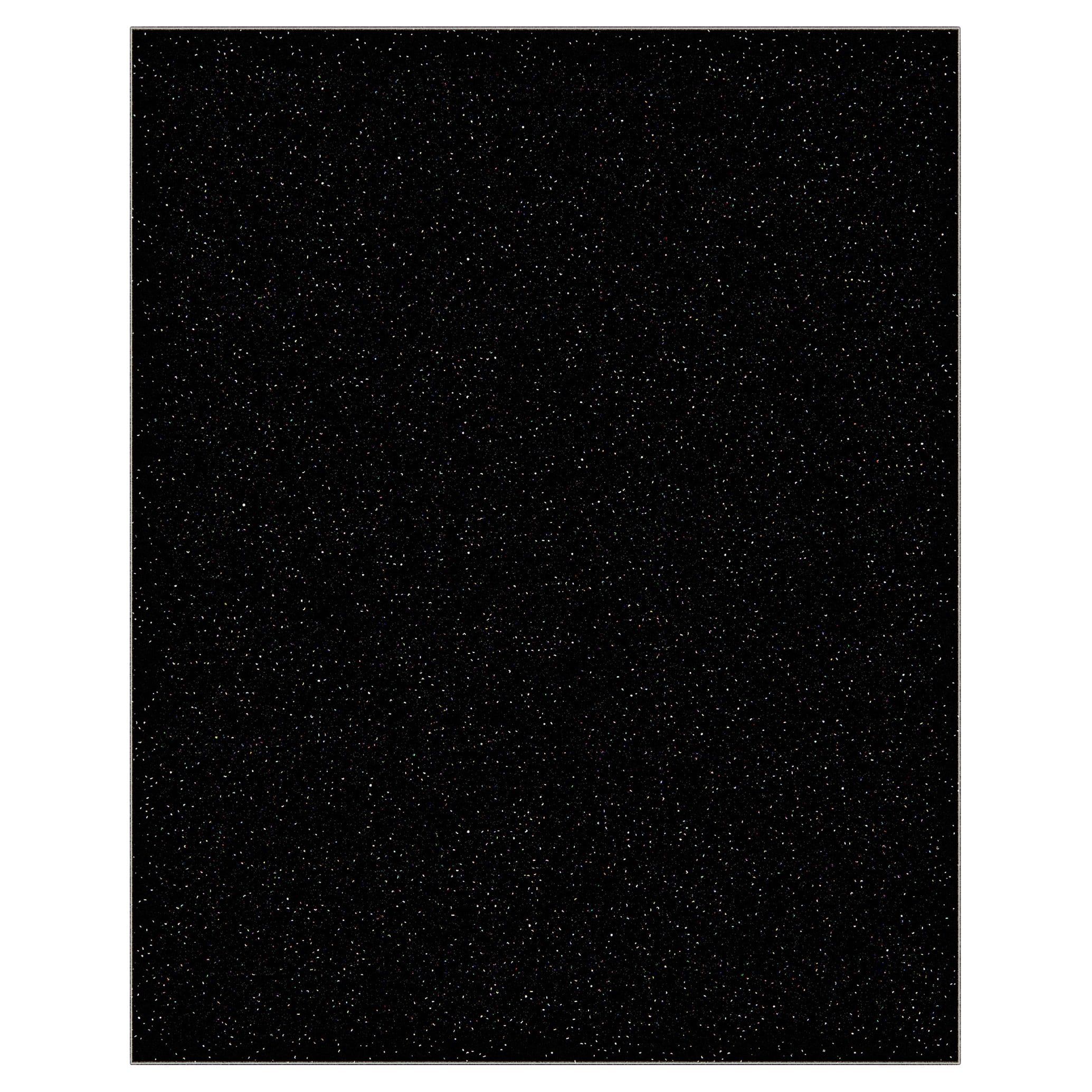 Self Adhesive Glass Kitchen Splashback - 750 x 600mm - Black Sparkle - view 3