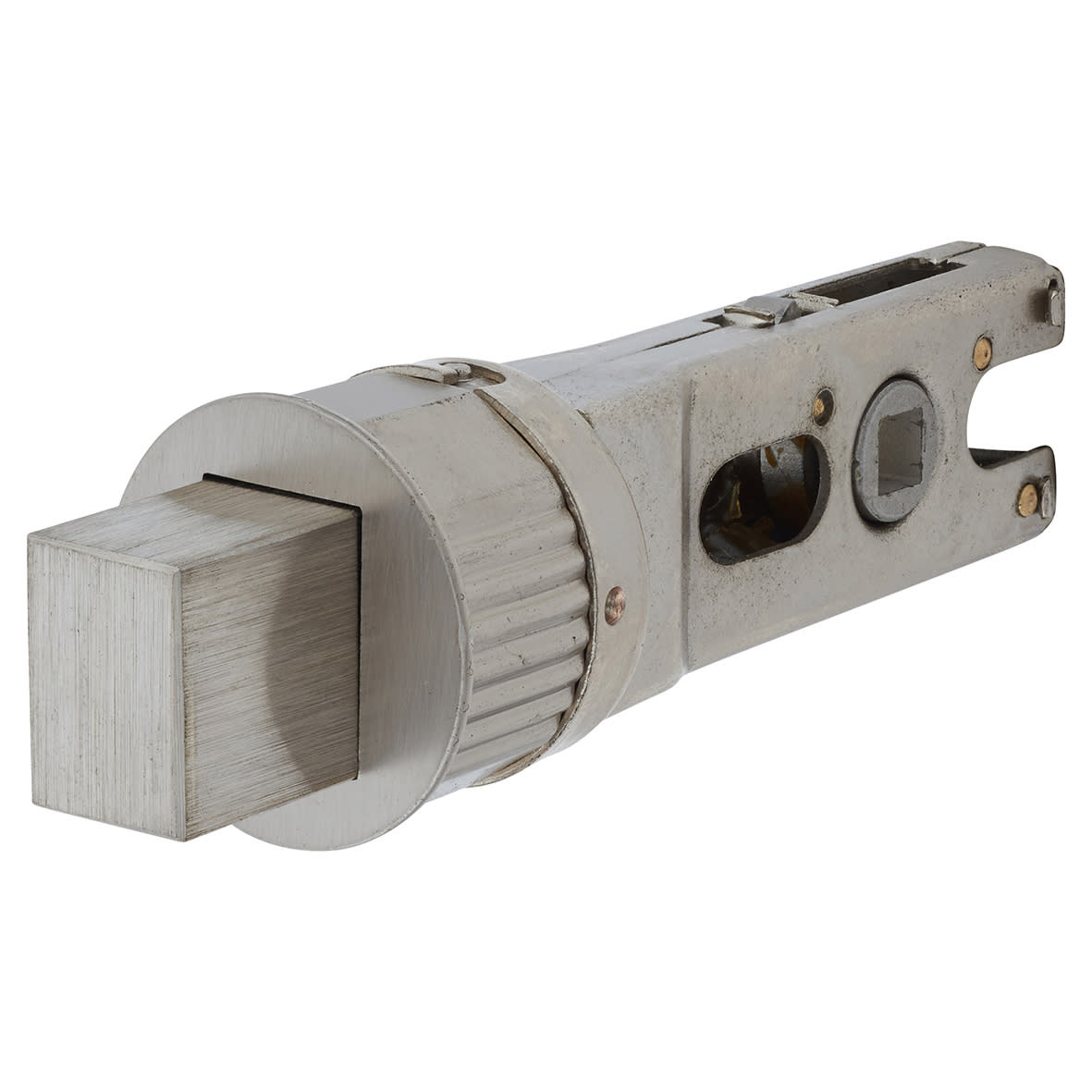 Quick Latch Bolt Through Tubular Bathroom Deadbolt - 71mm Case - 57mm Backset - Round - Sat Nickel - view 2