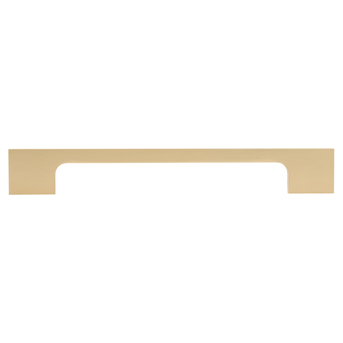Bibury 8mm Slim D-Bar Cabinet Pull Handle - 192mm Centres - Satin Brass - view 2