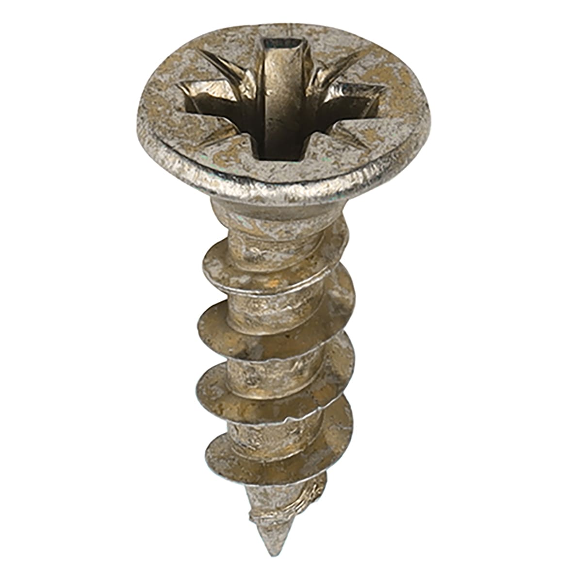 Solo Chippy Pozi Countersunk Wood Screws - 4.0 x 15mm - Yellow Zinc - Pack of 200 - view 3