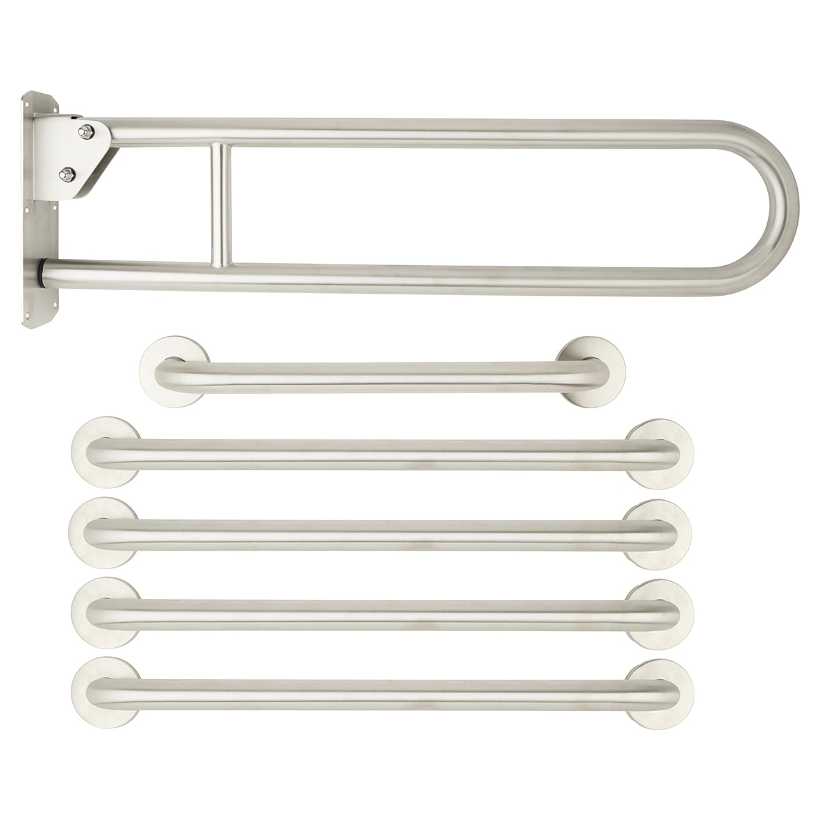 Rail Only Close Coupled Doc M Pack - Satin Stainless Steel - view 7