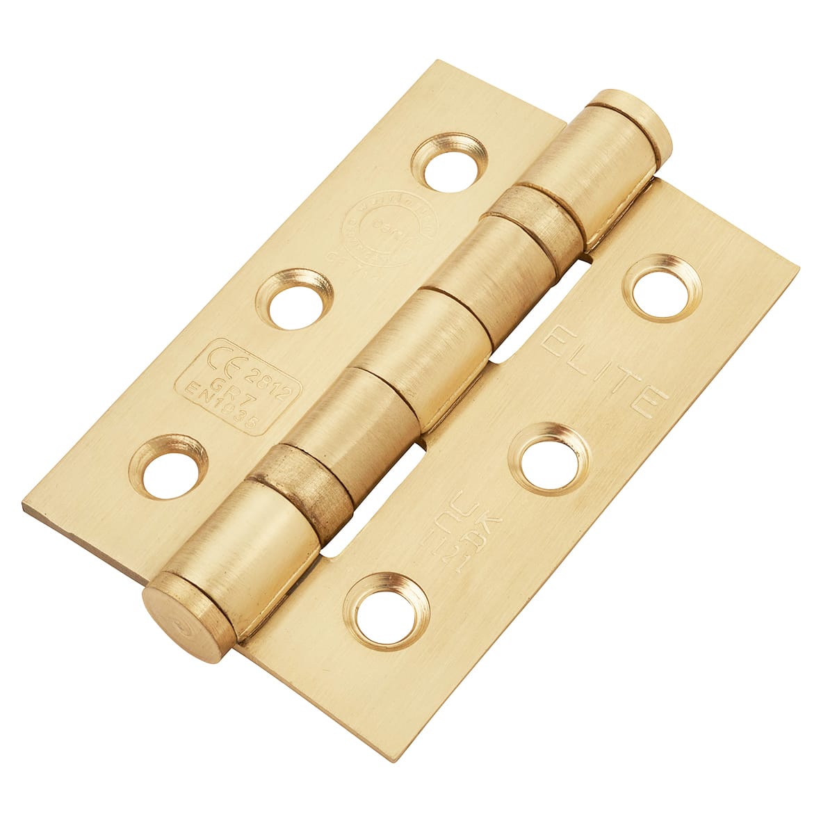 Satin Brass Reeded 3 Lever Sashlock Door Handles Pack - Lily Range - view 7