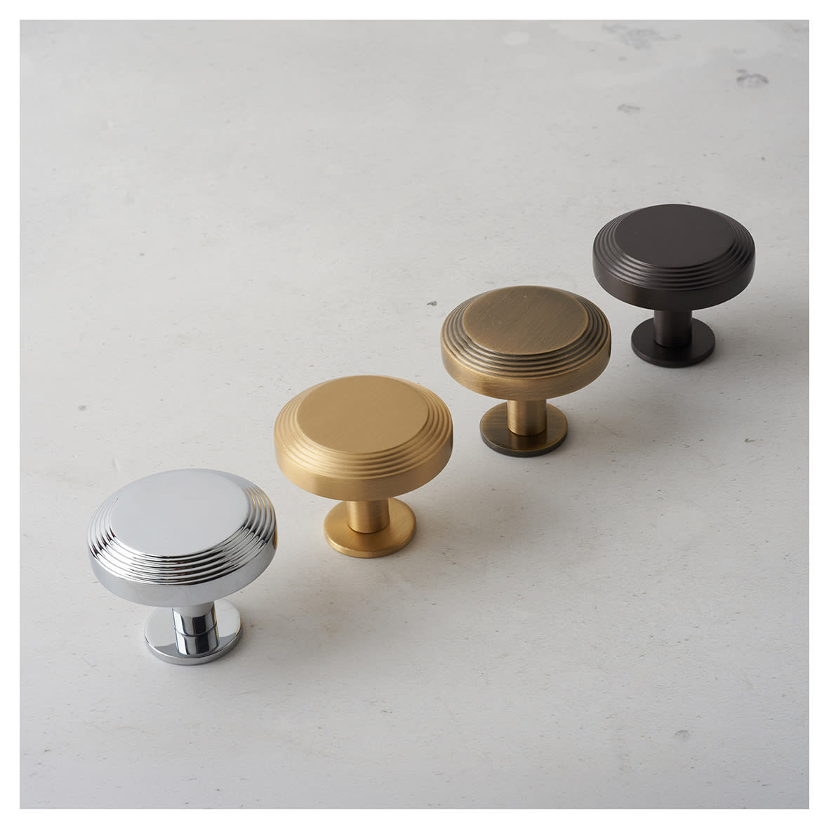 Marcus Ridge Round Cabinet Knob - 38mm Diameter - Matt Bronze - view 4