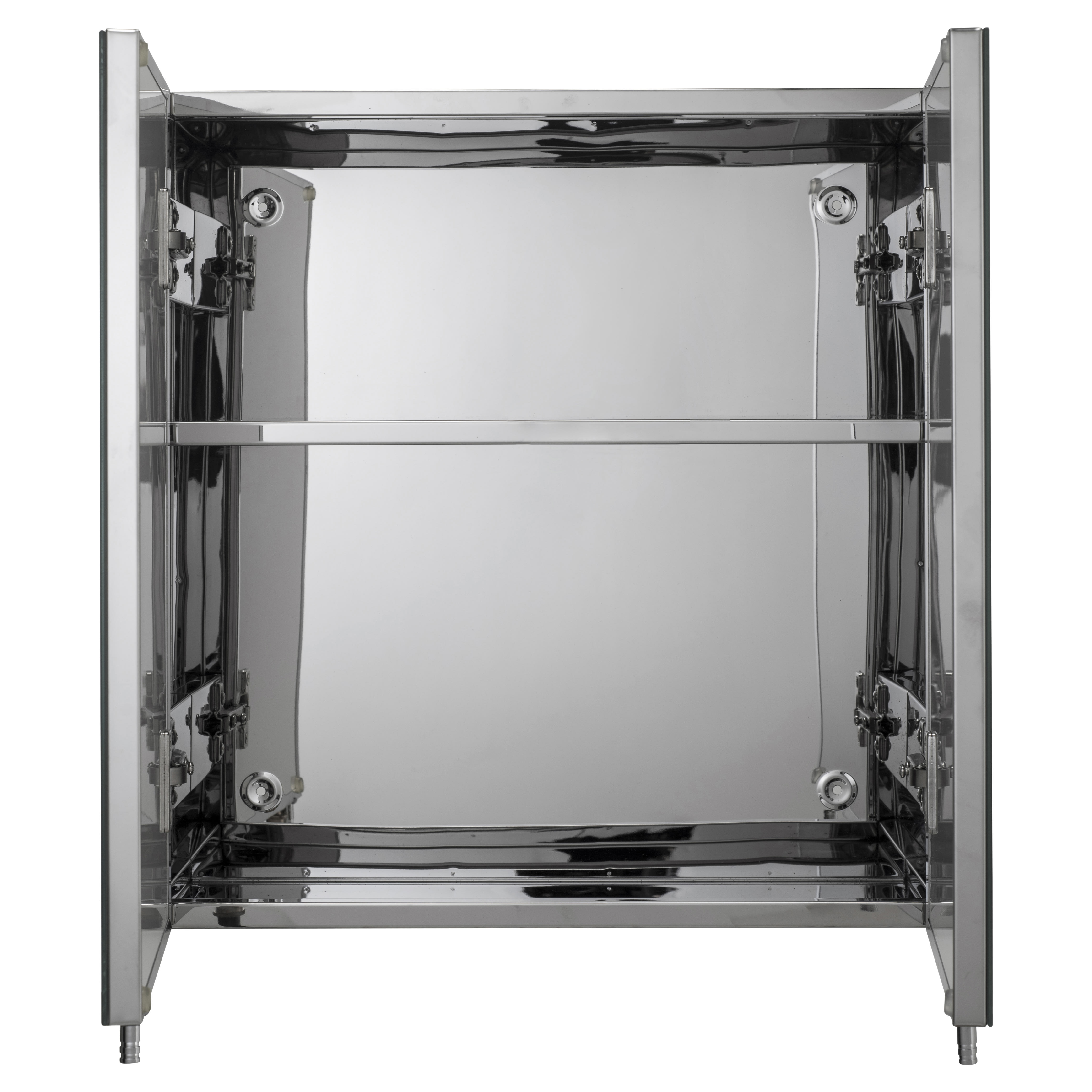 Avon Stainless Steel Bathroom Cabinet - Double Door - 440 x 430 x 160mm - view 3