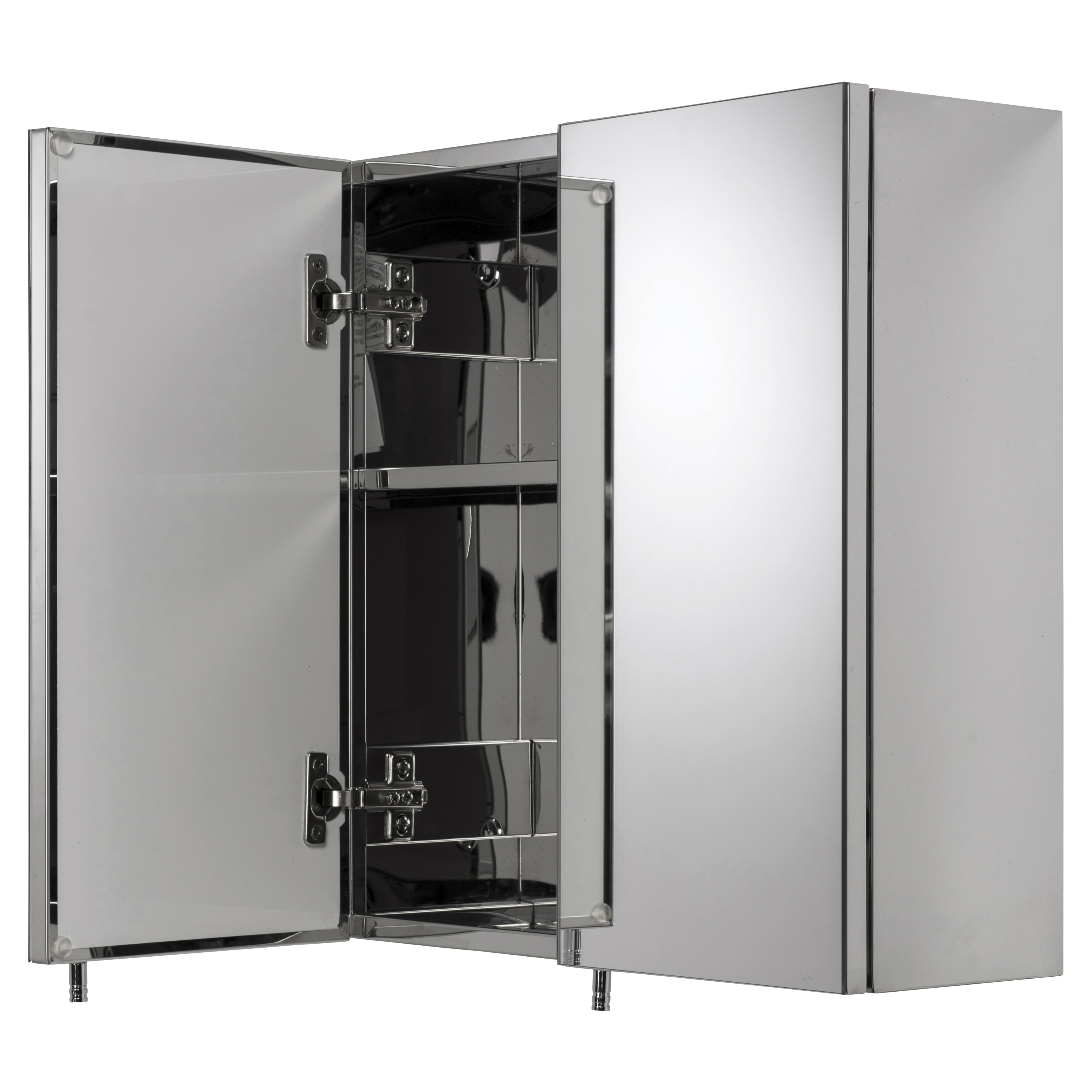 Avon Stainless Steel Bathroom Cabinet - Double Door - 440 x 430 x 160mm - view 5