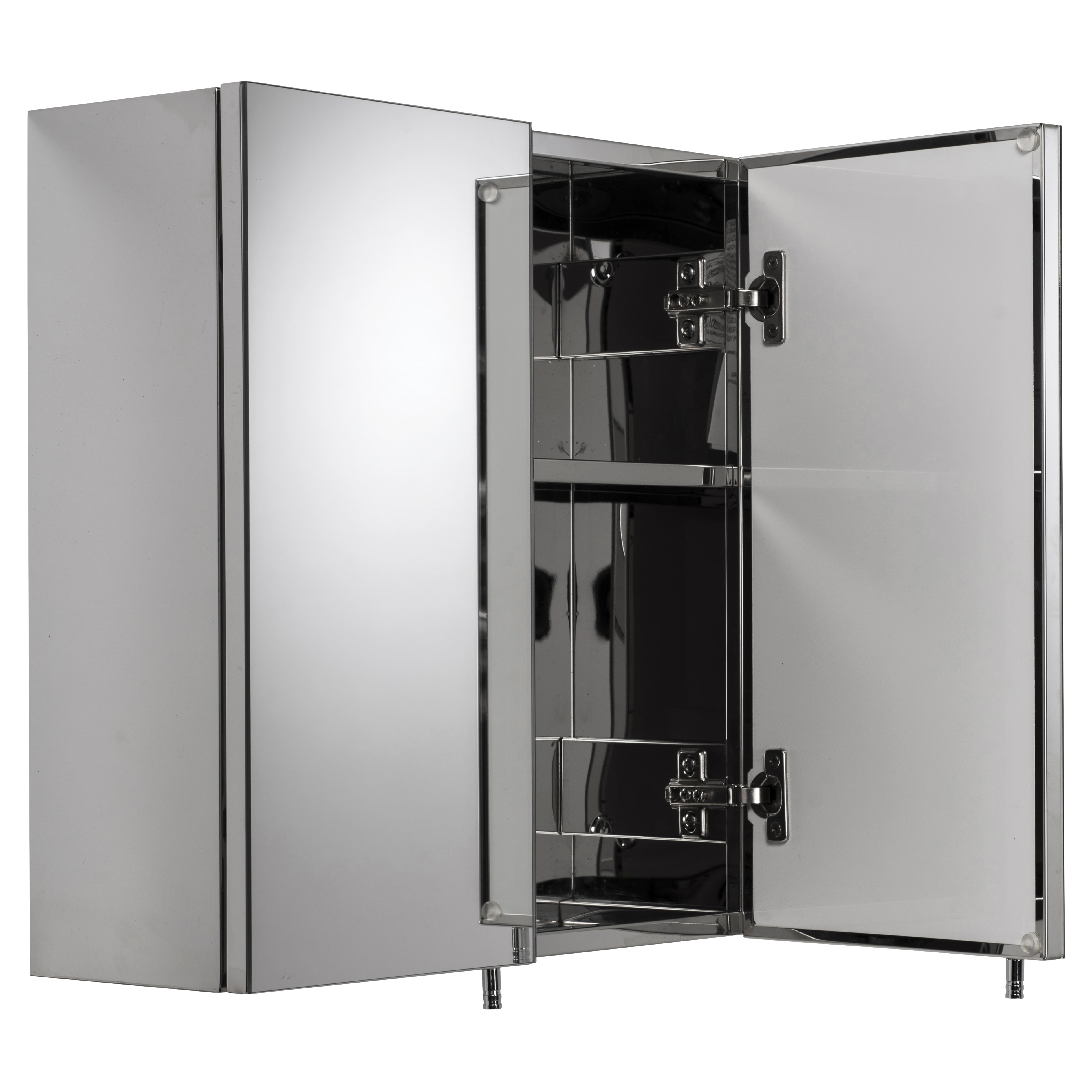 Avon Stainless Steel Bathroom Cabinet - Double Door - 440 x 430 x 160mm - view 7