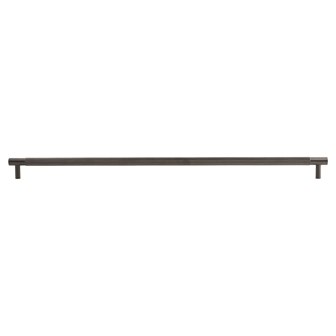 Brunel 13mm Knurled T-Bar Cabinet Pull Handle - 448mm Centres - PVD Dark Bronze - view 2
