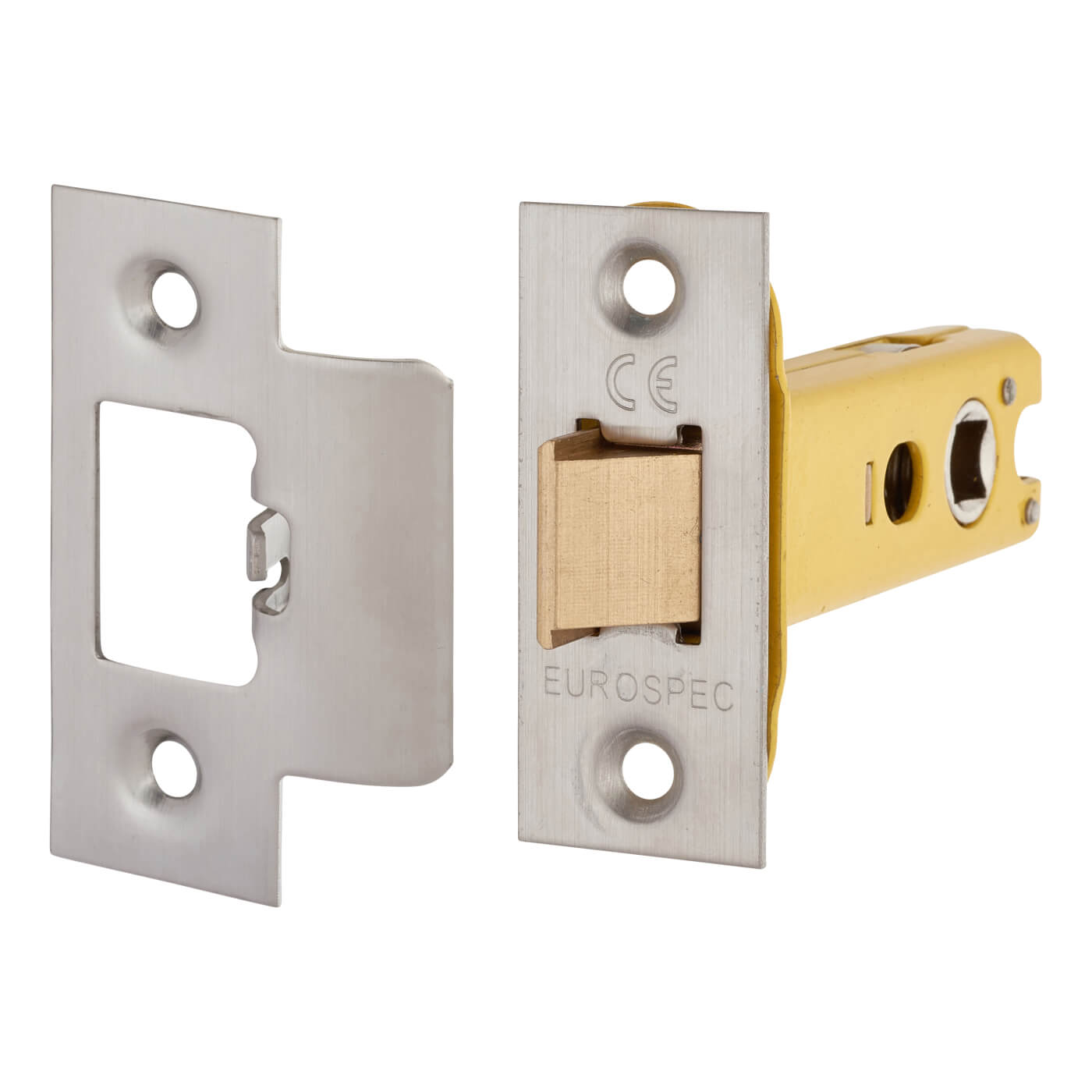 Polished Stainless Steel 19mm Return to Door Latch Door Handles on Rose Pack - view 4