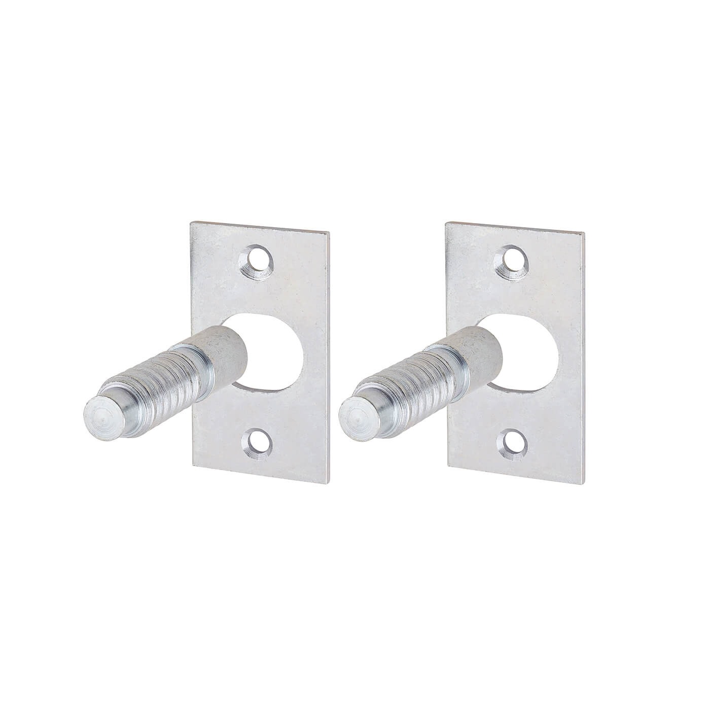 Contract Door Hinge Bolt - Satin Chrome - Pack of 2 - view 2