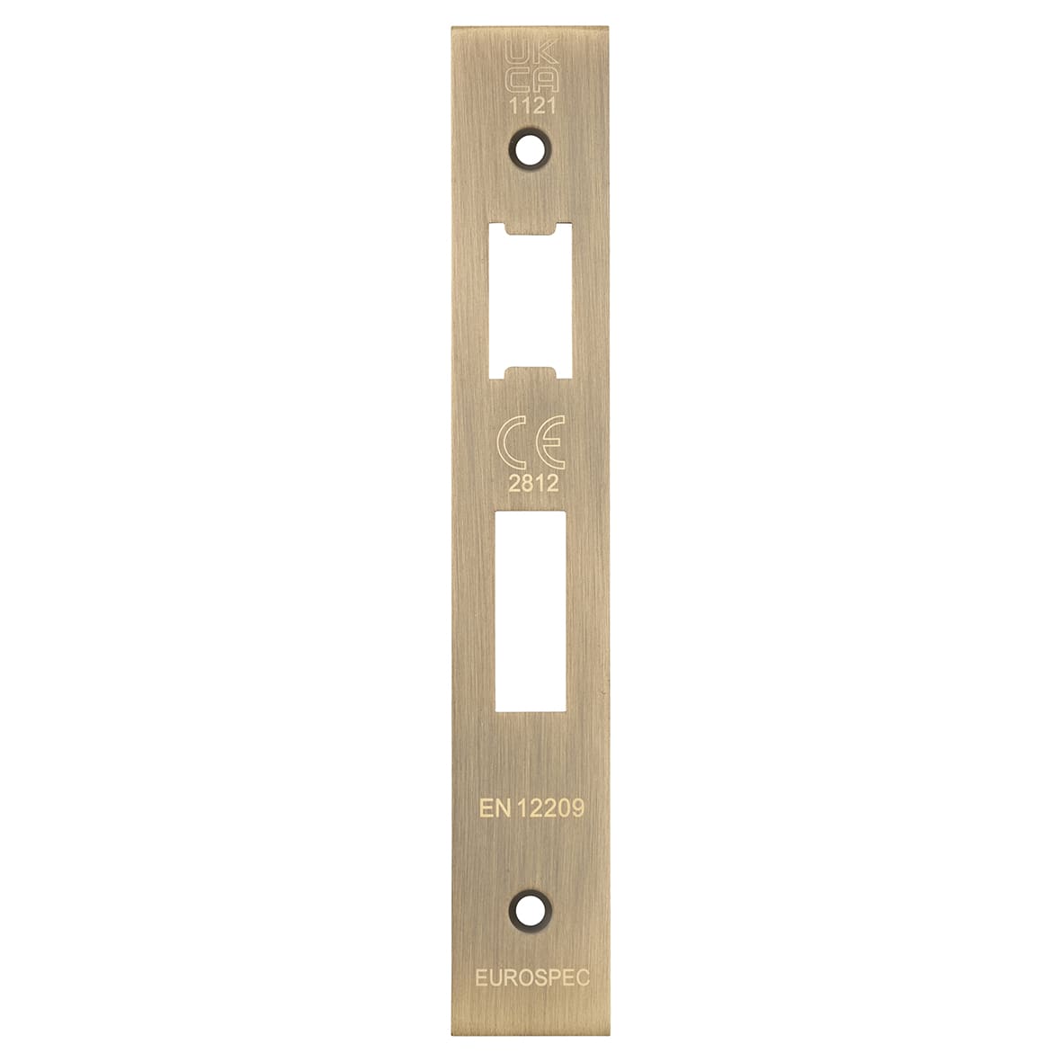 Architectural Bolt Through 3 Lever Sashlock - 78mm Case - 57mm Backset - Square - Antique Brass - view 3