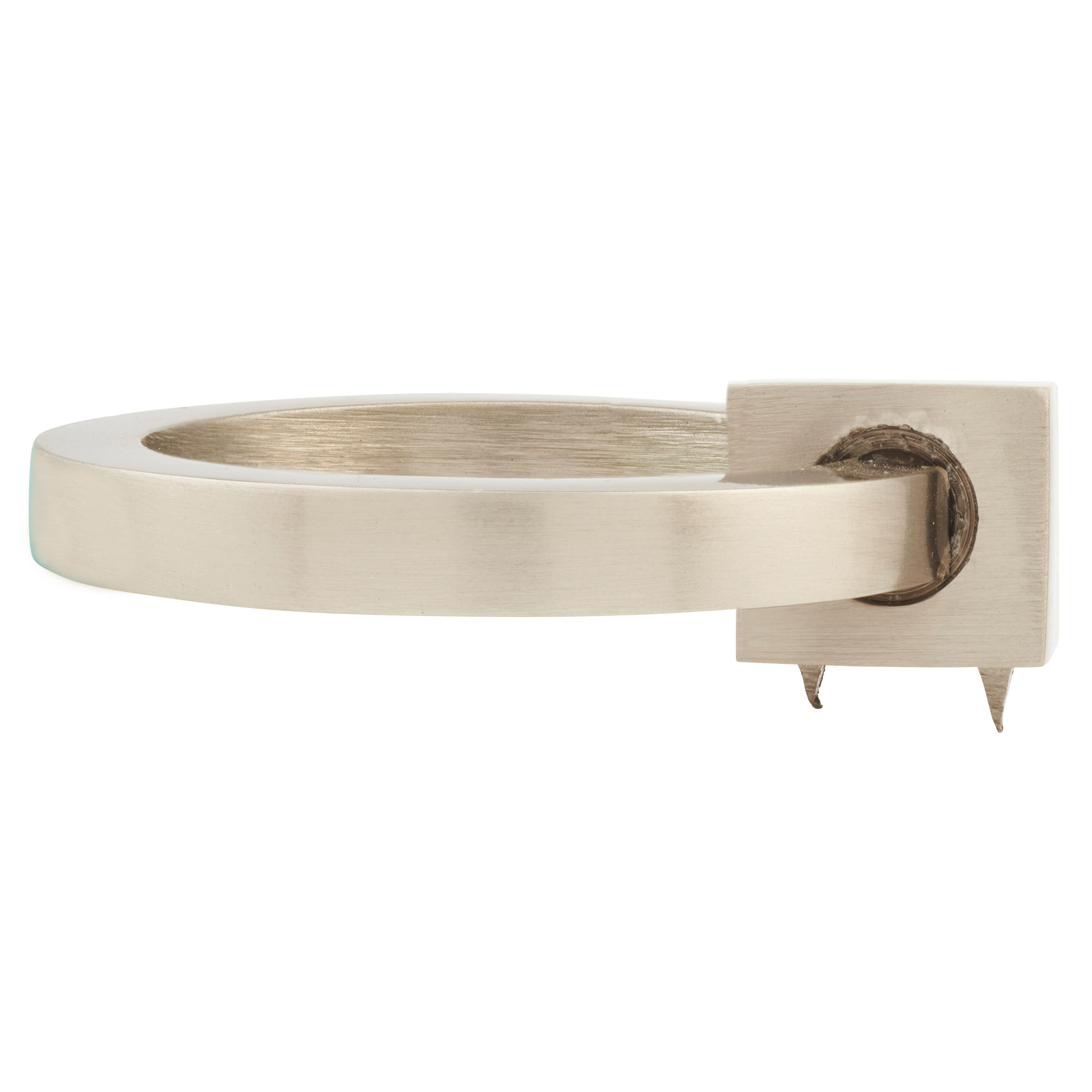 Marcus Ring Cabinet Drop Handle - 50mm Diameter - Satin Nickel - view 2