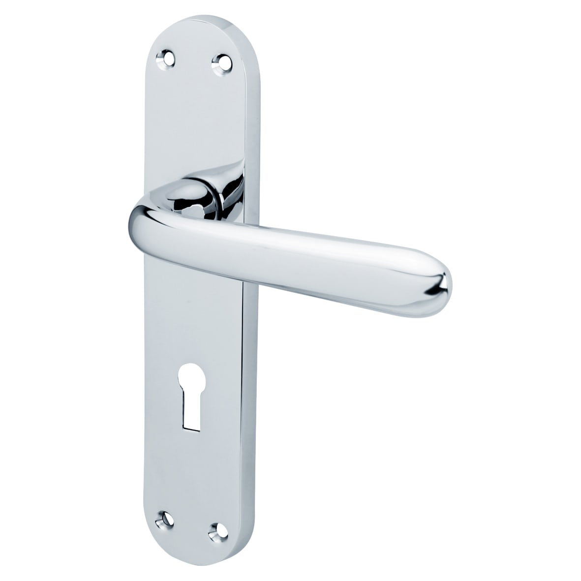 Polished Chrome 3 Lever Sashlock Door Handles Pack - Arezzo Range - view 2