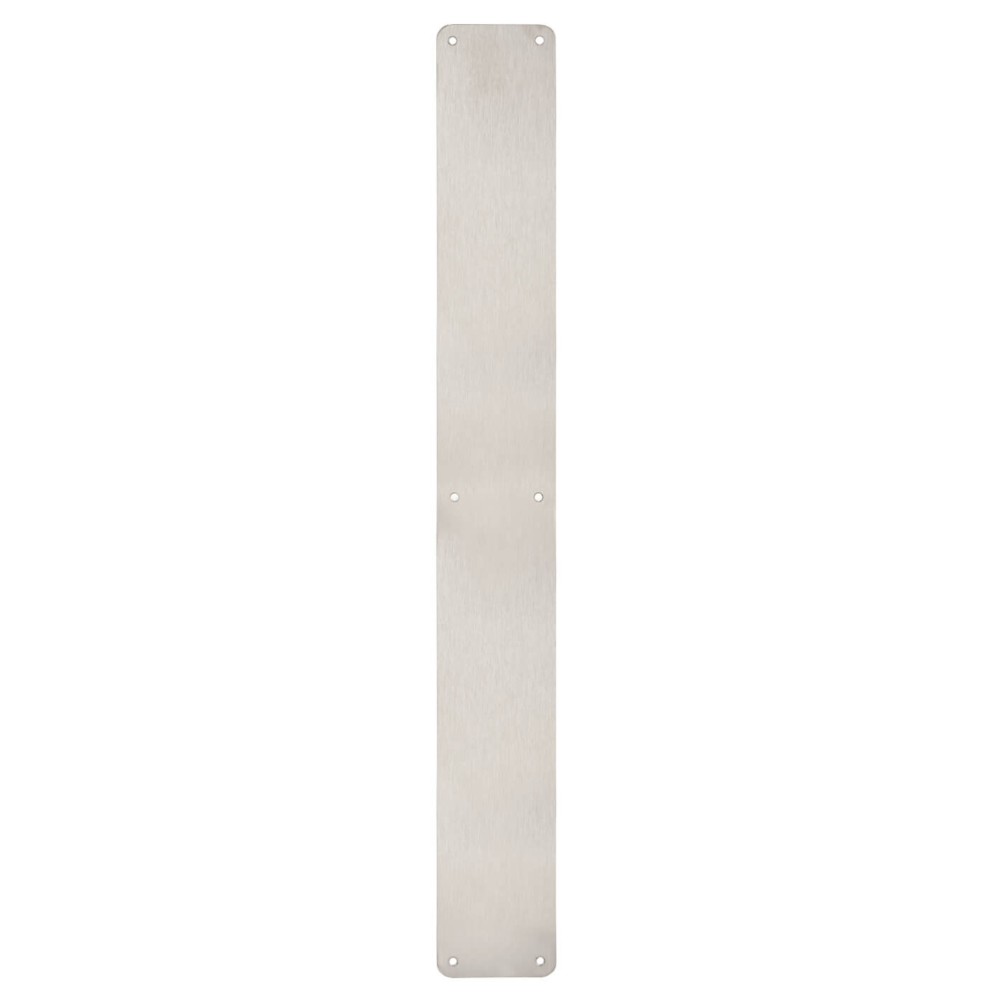Stainless Steel Plain Finger Plate - 600 x 75 x 1.5mm - Satin - view 2