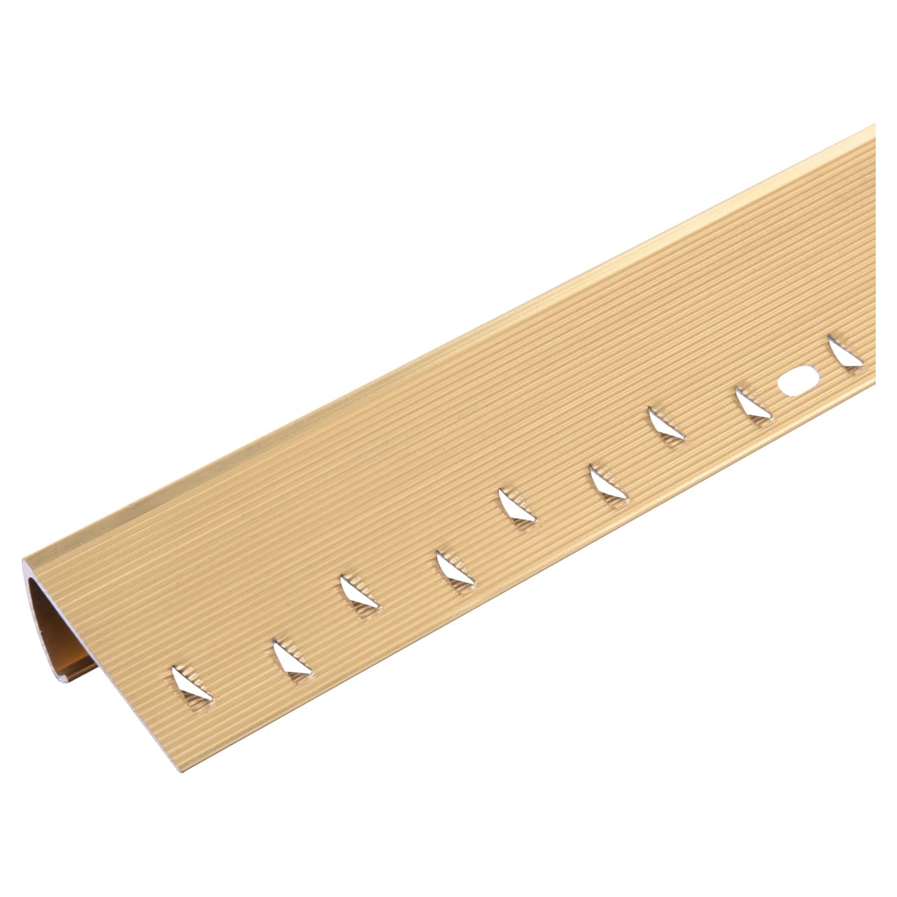 Single Edge Door Bar Trim - 900mm Length - Gold Anodised - view 3