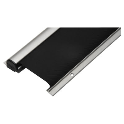 X Roller Finger Guard With Black Fire Retardant Fabric - 2015mm Length - Silver - view 2