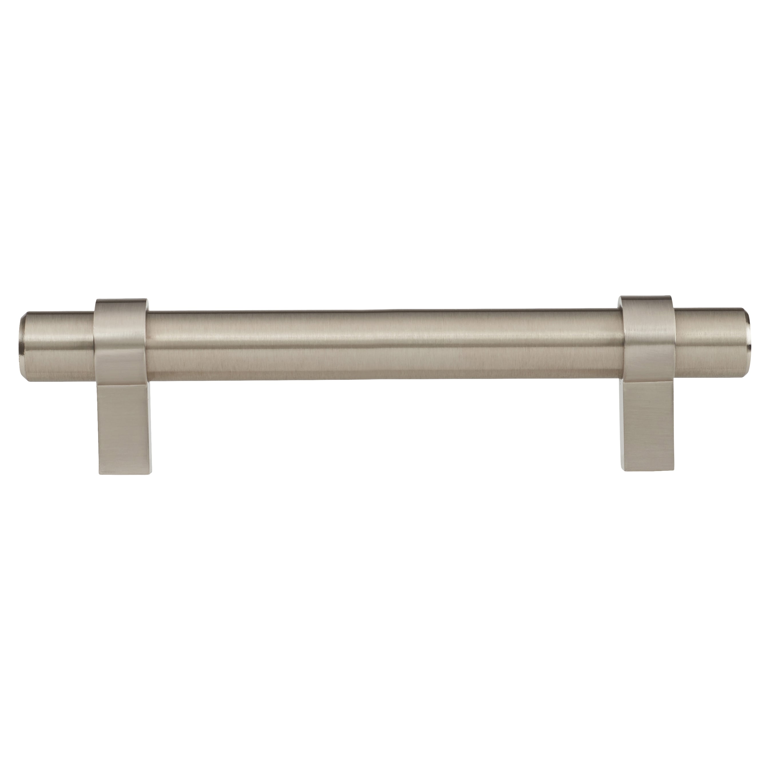 14mm Collared T-Bar Cabinet Pull Handle - 224mm Centres - Satin Stainless Steel - view 3