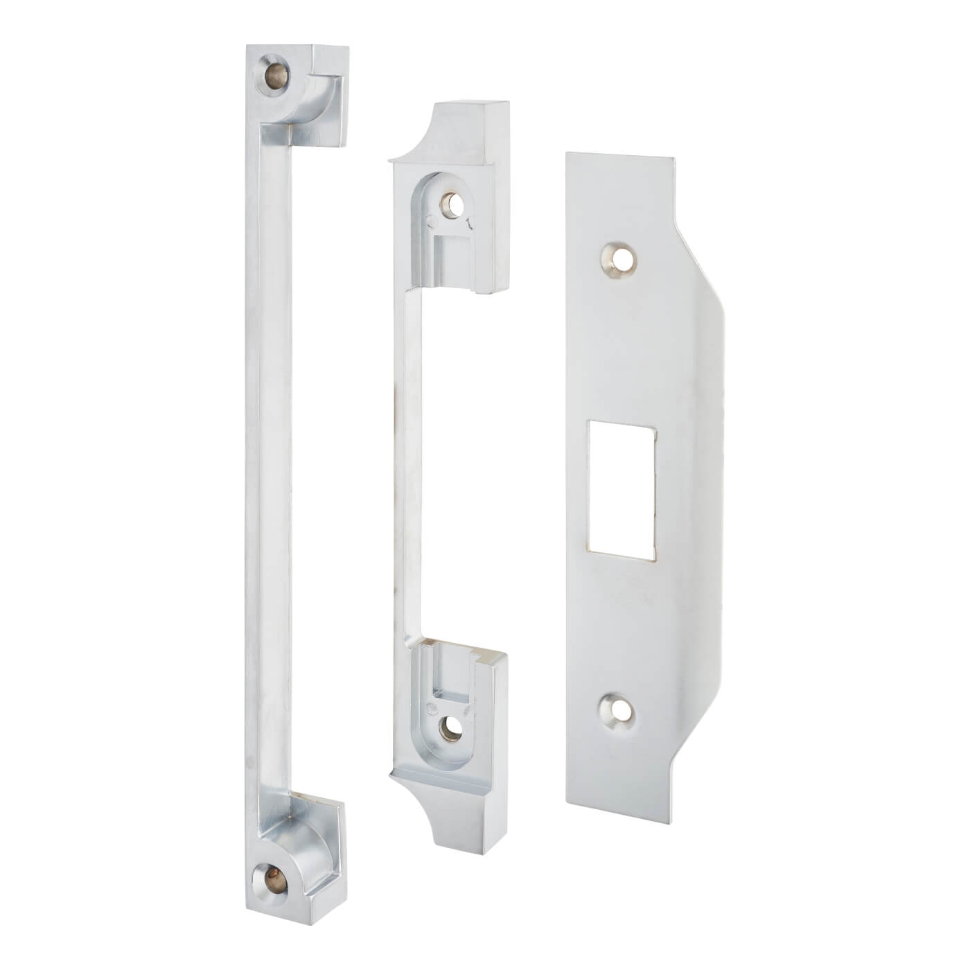 12mm Rebate Kit to suit Mortice Nightlatches - Satin Chrome - view 2