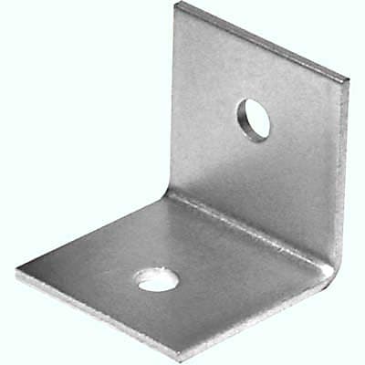 Heavy Duty Bracket - 50 x 50 x 50mm - Bright Zinc Plated - Pack of 10 - view 2