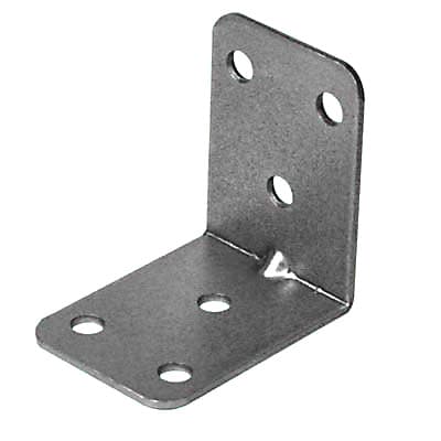 Heavy Duty Bracket - 50 x 50 x 36mm - Bright Zinc Plated - Pack of 10 - view 2