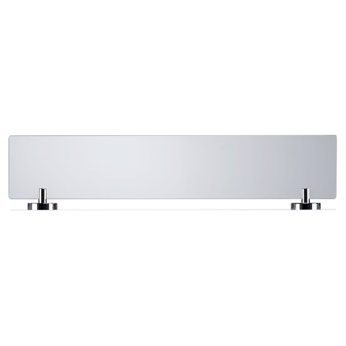 Epsom Flexi-Fix Glass Shelf - 590 x 135.5 x 60mm - Polished Chrome - view 6