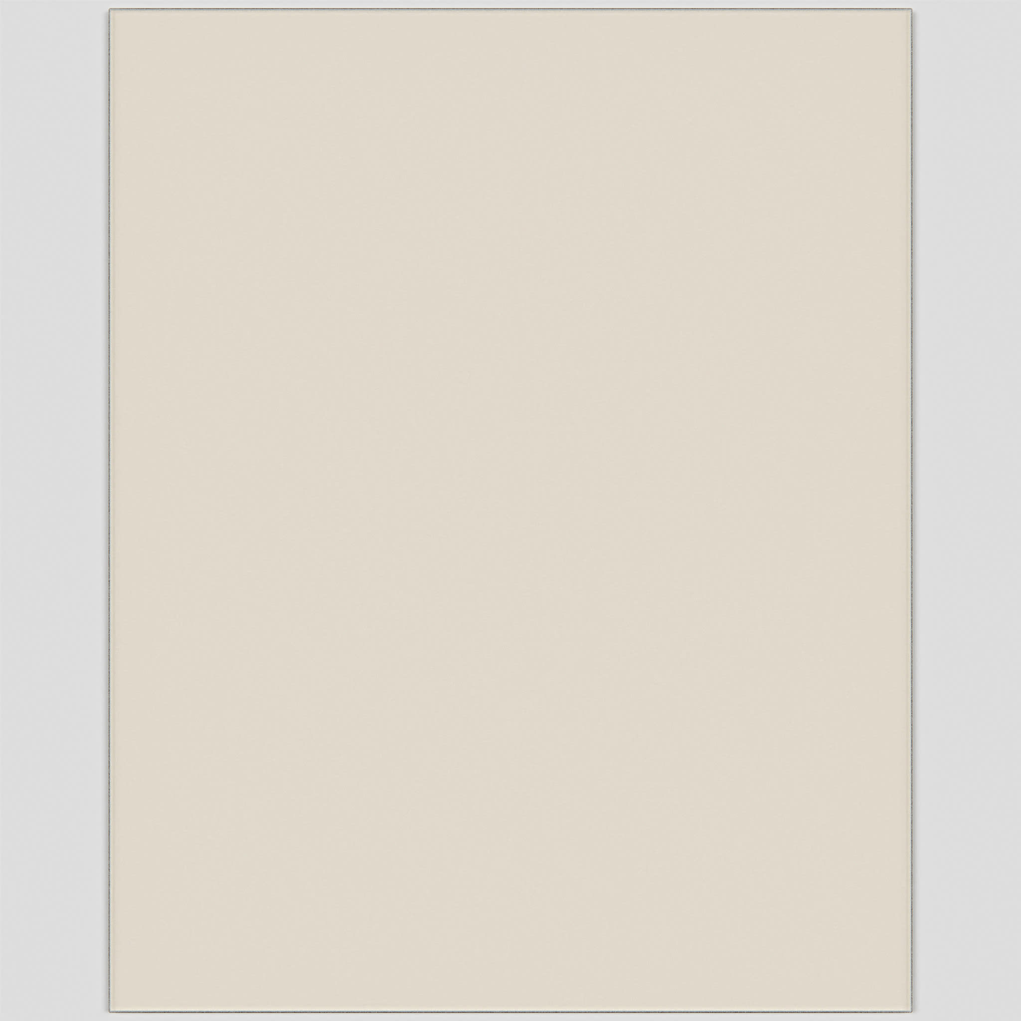 Self Adhesive Glass Kitchen Splashback - 750 x 900mm - Cotton Cream - view 2
