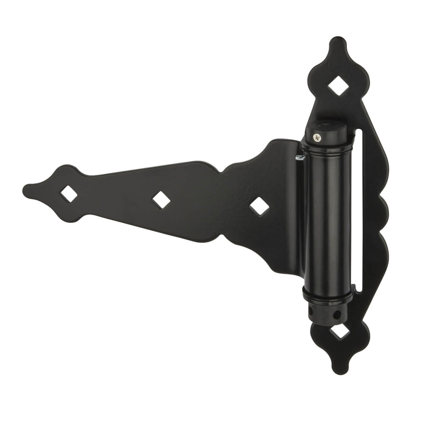 Heavy Duty Self Closing Gate Hinge - 200 x 200mm - Black - Pair - view 2
