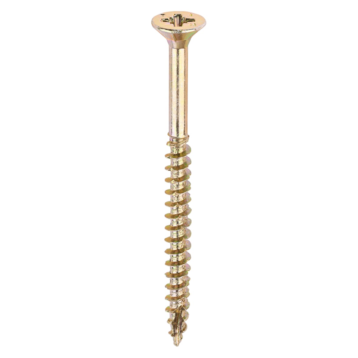 Velocity Pozi Countersunk Wood Screws - 4.5 x 60mm - Yellow Zinc - Pack of 200 - view 3