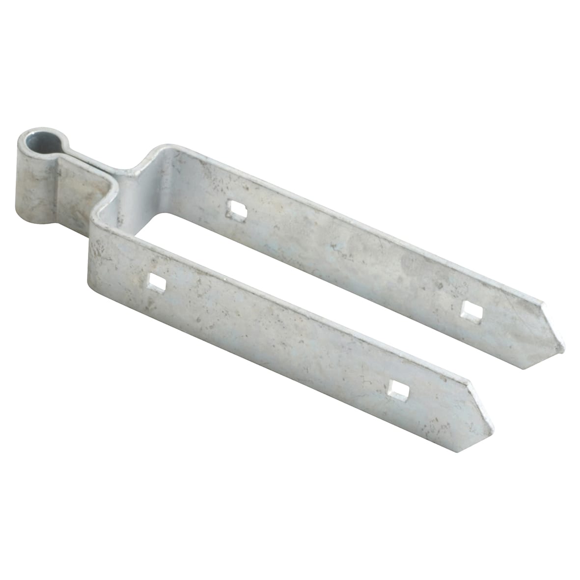 Heavy Duty Adjustable Field Gate Hinge Set On Plates - 300 x 85mm - Galvanised - view 3