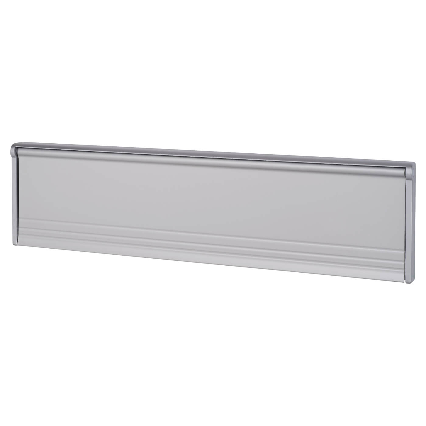 Brush Seal Interior Letter Tidy Flap - 293 x 77mm - Satin Aluminium - view 3