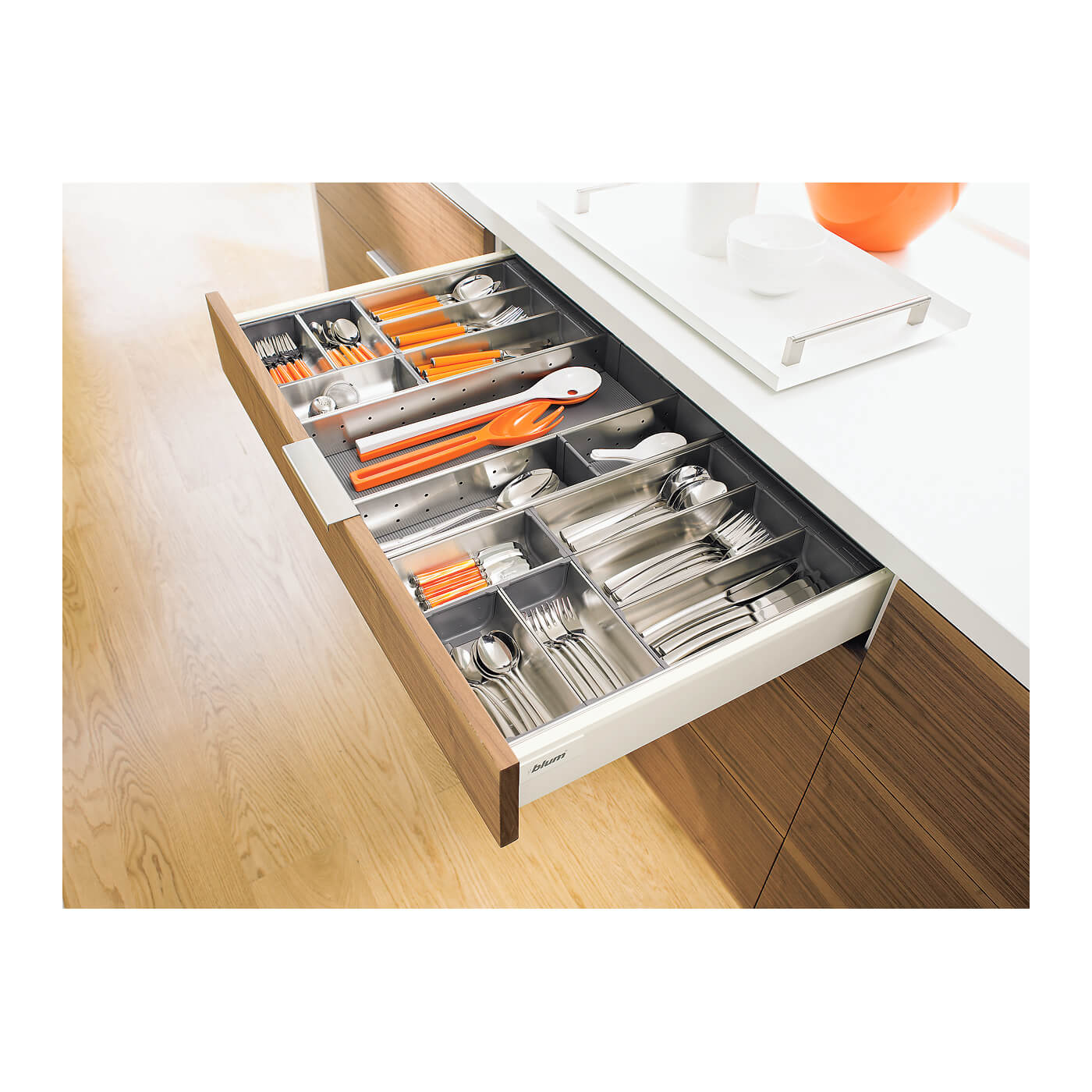 ORGA-LINE Cutlery Tray / Drawer Organiser - To Suit TANDEMBOX ANTARO - 500mm Drawer Width - view 3