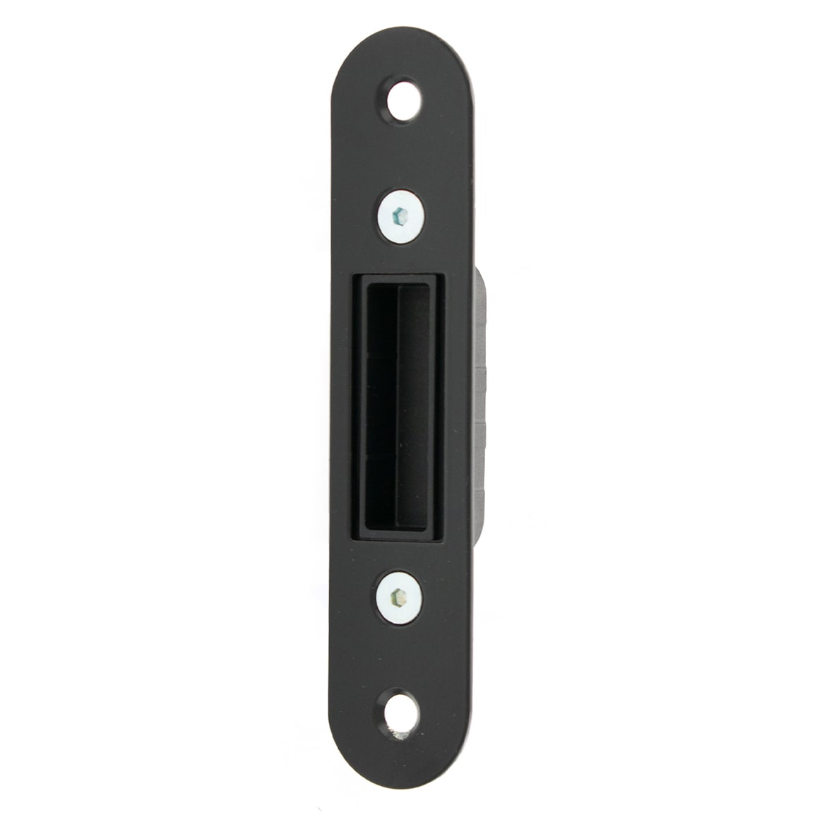 Polaris Bolt Through Magnetic Bathroom Lock - 132mm Case - 35mm Backset - Matt Black - view 3