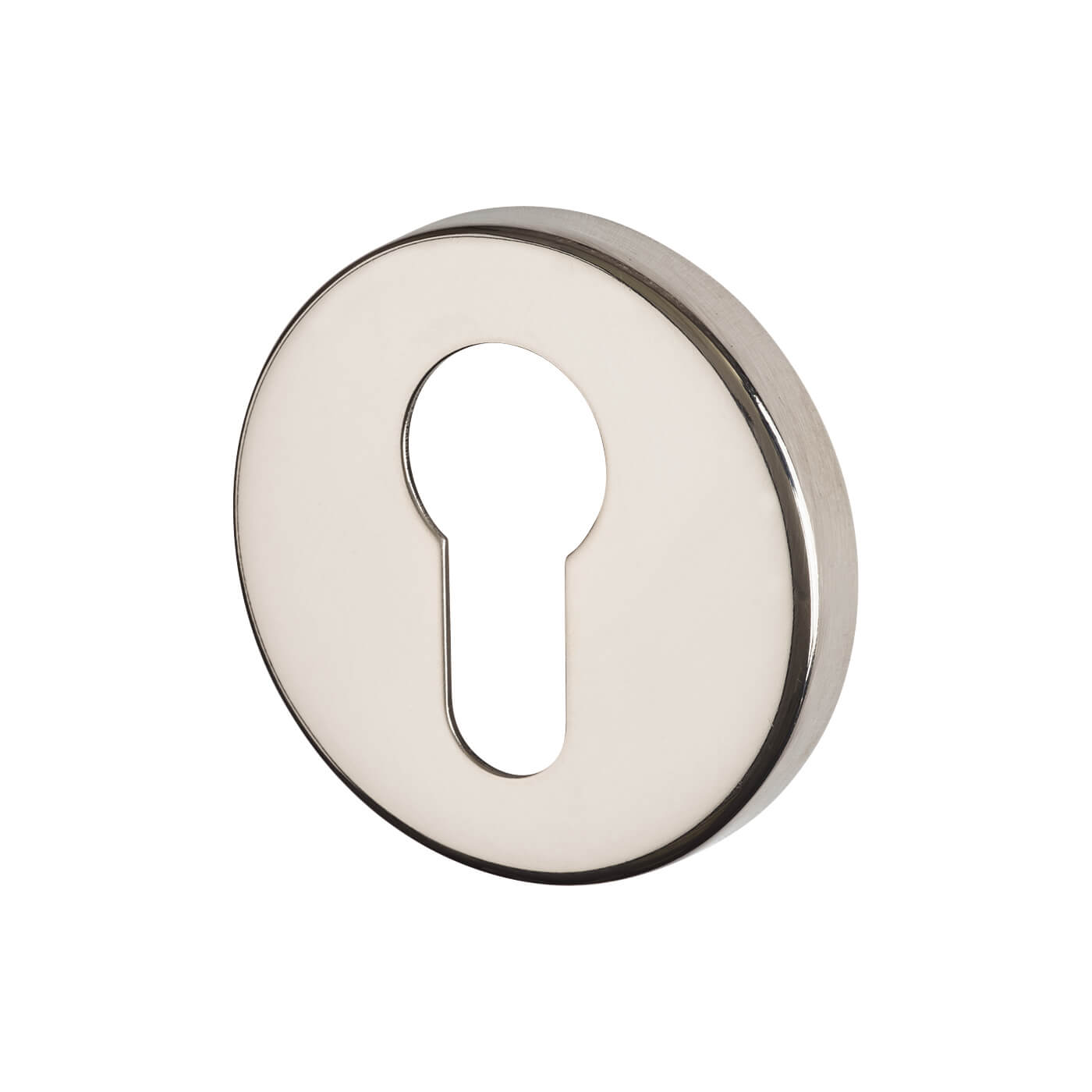 Escutcheon - 52mm Diameter - Euro - Polished Stainless Steel - view 2