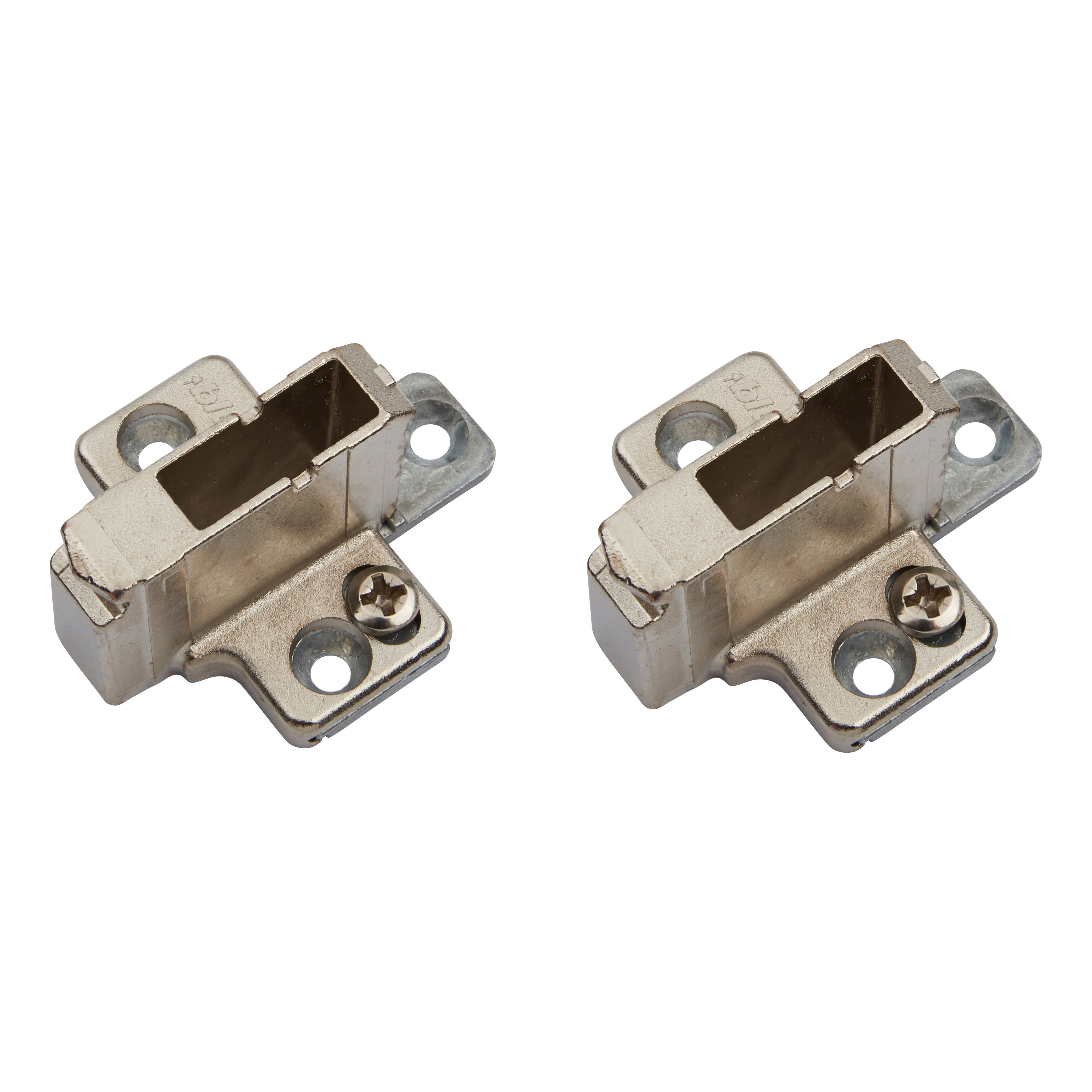 CLIP Cruciform Cabinet Mounting Plate - 18mm Spacing - Zinc Diecast - Pair - view 2