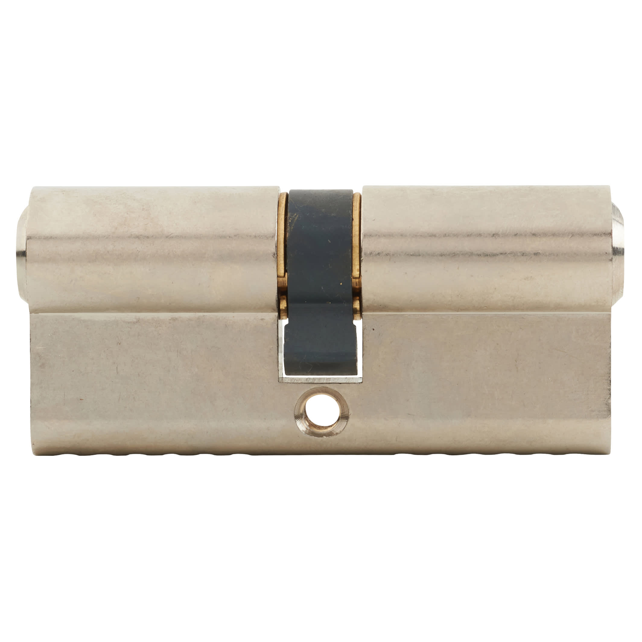 6 Pin 70mm Euro Double Cylinder - 35 + 35mm - Satin Nickel - Keyed to Differ - view 2