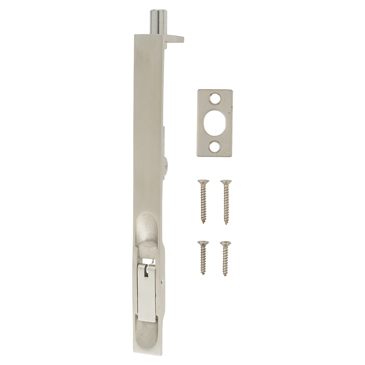 Lever Action Flush Bolt - 200 x 20mm - Satin Stainless Steel - view 2