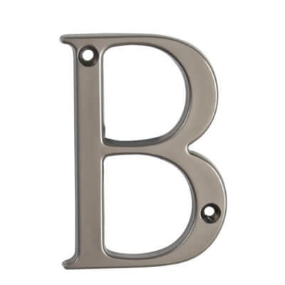76mm Screw Fix Door Letter - B - Satin Bronze - view 2