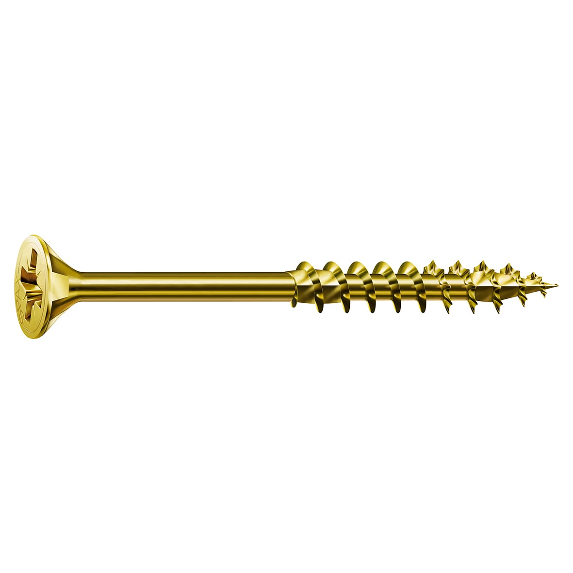 Yellox Pozi Countersunk Wood Screws Tub - 5.0 x 100mm - Yellow Zinc - Pack of 215 - view 2