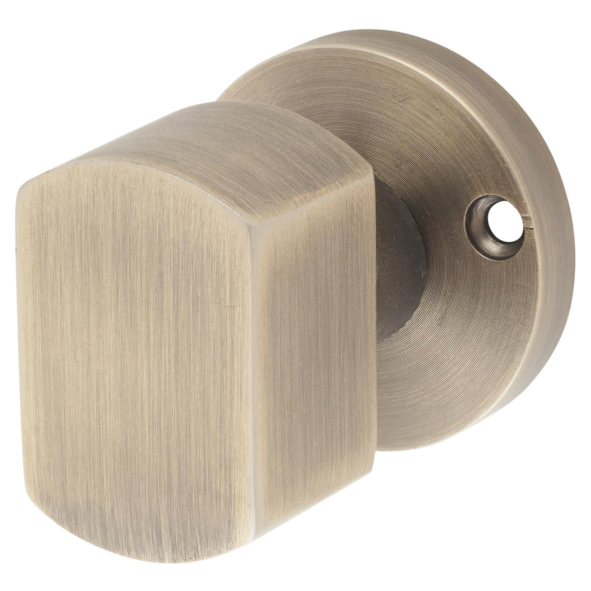 Bathroom Turn & Release - 32mm Diameter - Antique Brass - view 3