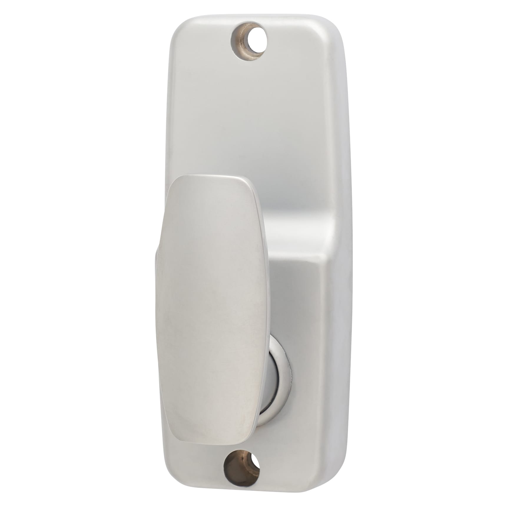 Mini Digital Push Button Code Lock and Latch - Holdback Option - Satin Chrome - view 4