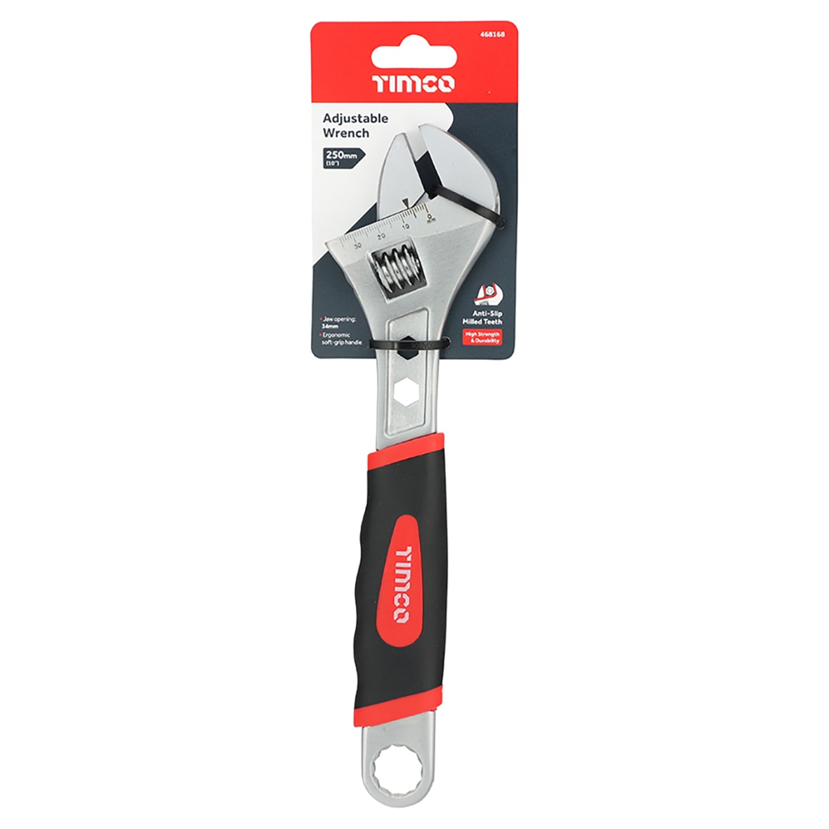 Adjustable Wrench - 250mm/10" Length - view 2