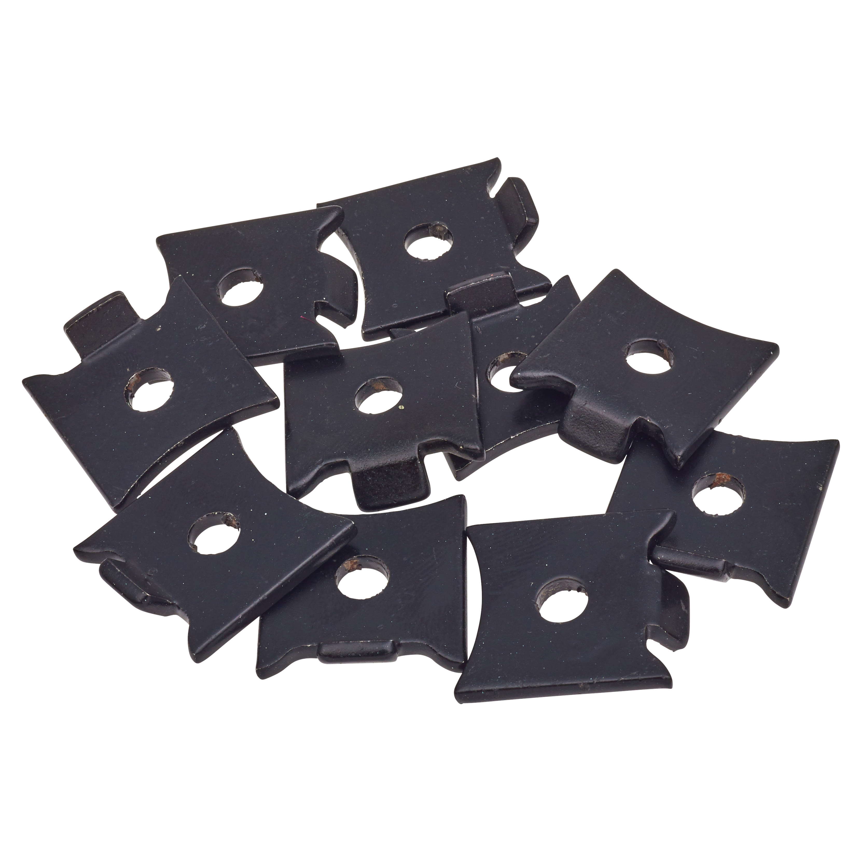 Standard Raised Bookcase Clip - Black Powder Coated - Pack of 10 - view 3