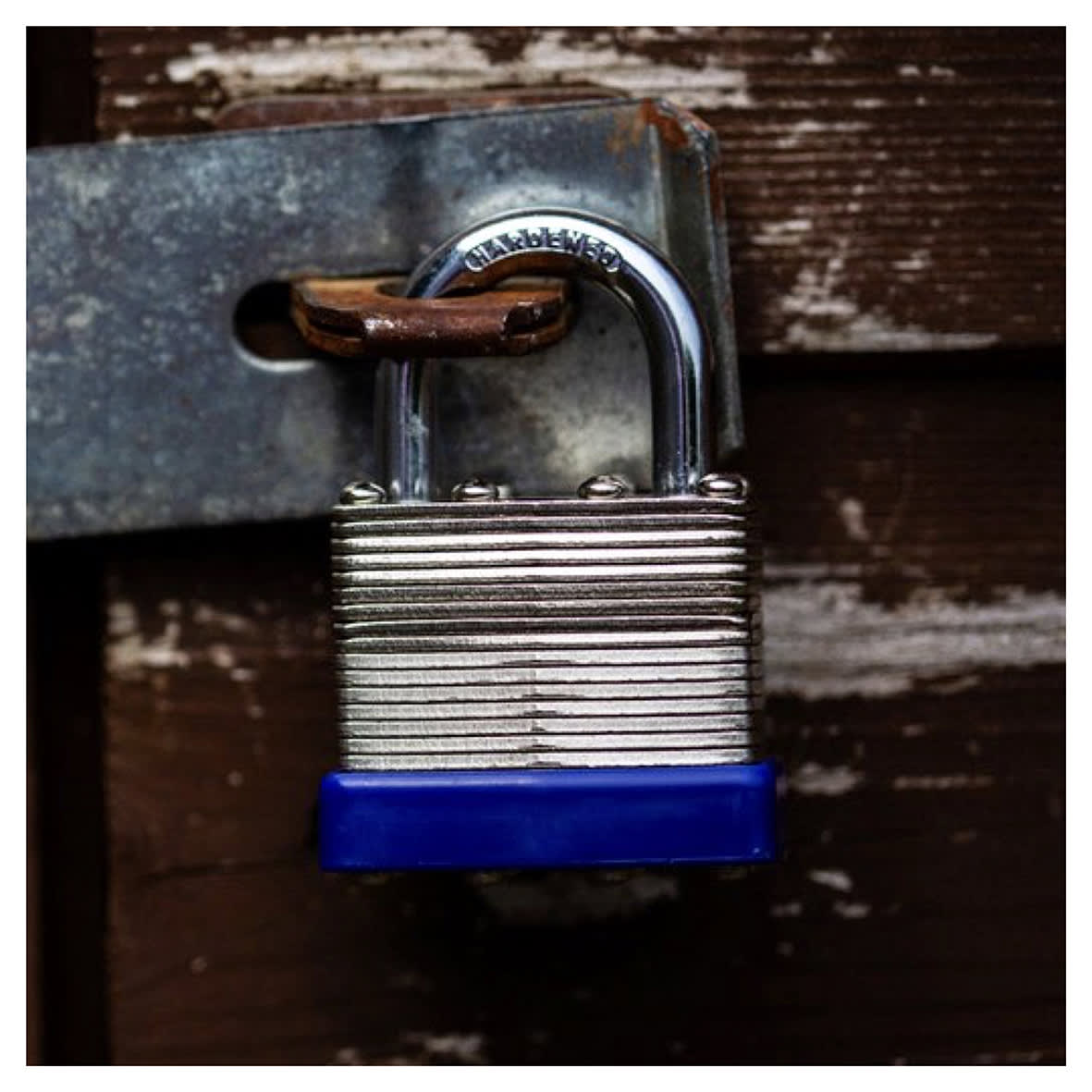 Watchman by Squire Laminated Padlock - 40mm Body - 26 x 20mm Shackle - Keyed to Differ - Silver - view 6