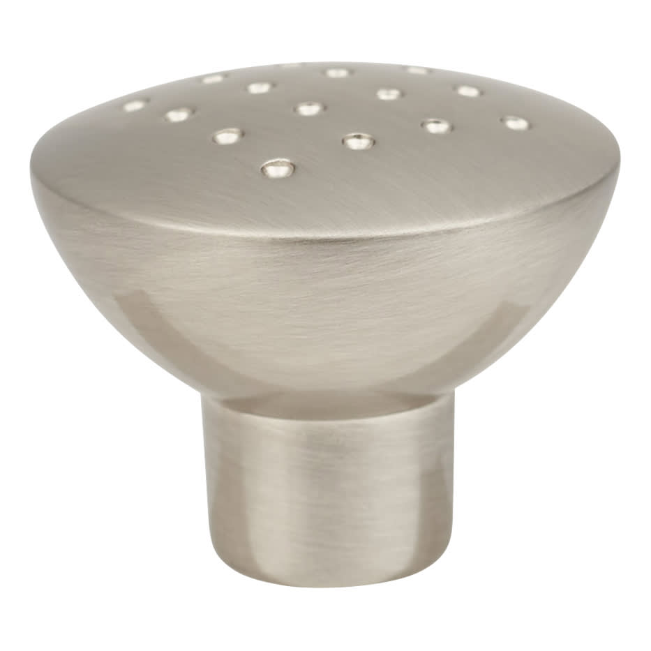 Dimple 3 Round Cabinet Knob - 32mm Diameter - Pearl Nickel - view 3