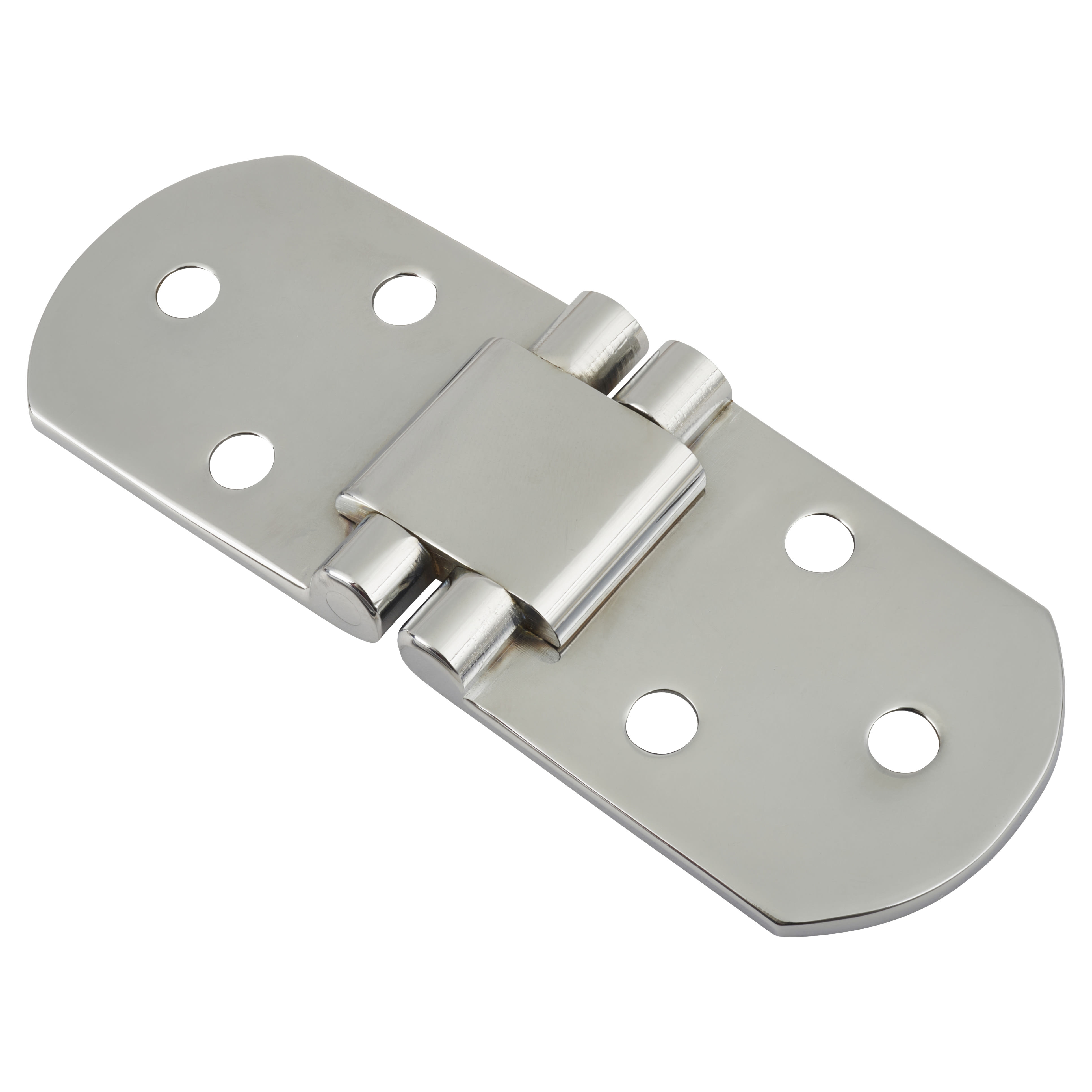 Counter Flap Cabinet Hinge - 80 x 30 x 2.5mm - Polished Chrome - Pair - view 3