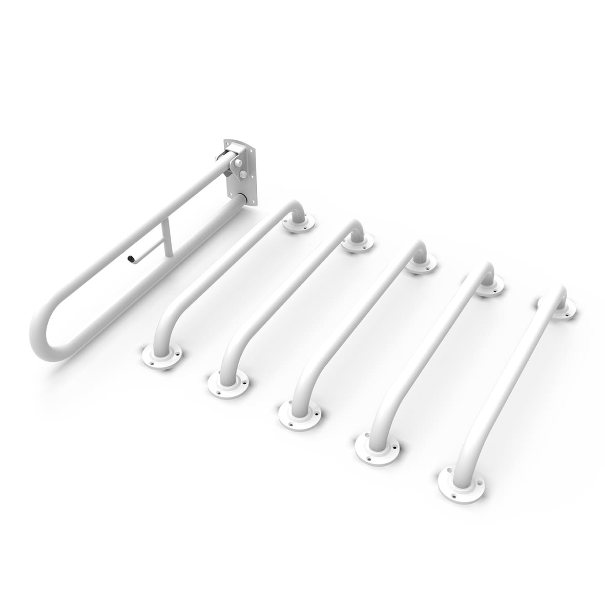 Rail Only Close Coupled Doc M Pack - White - view 3