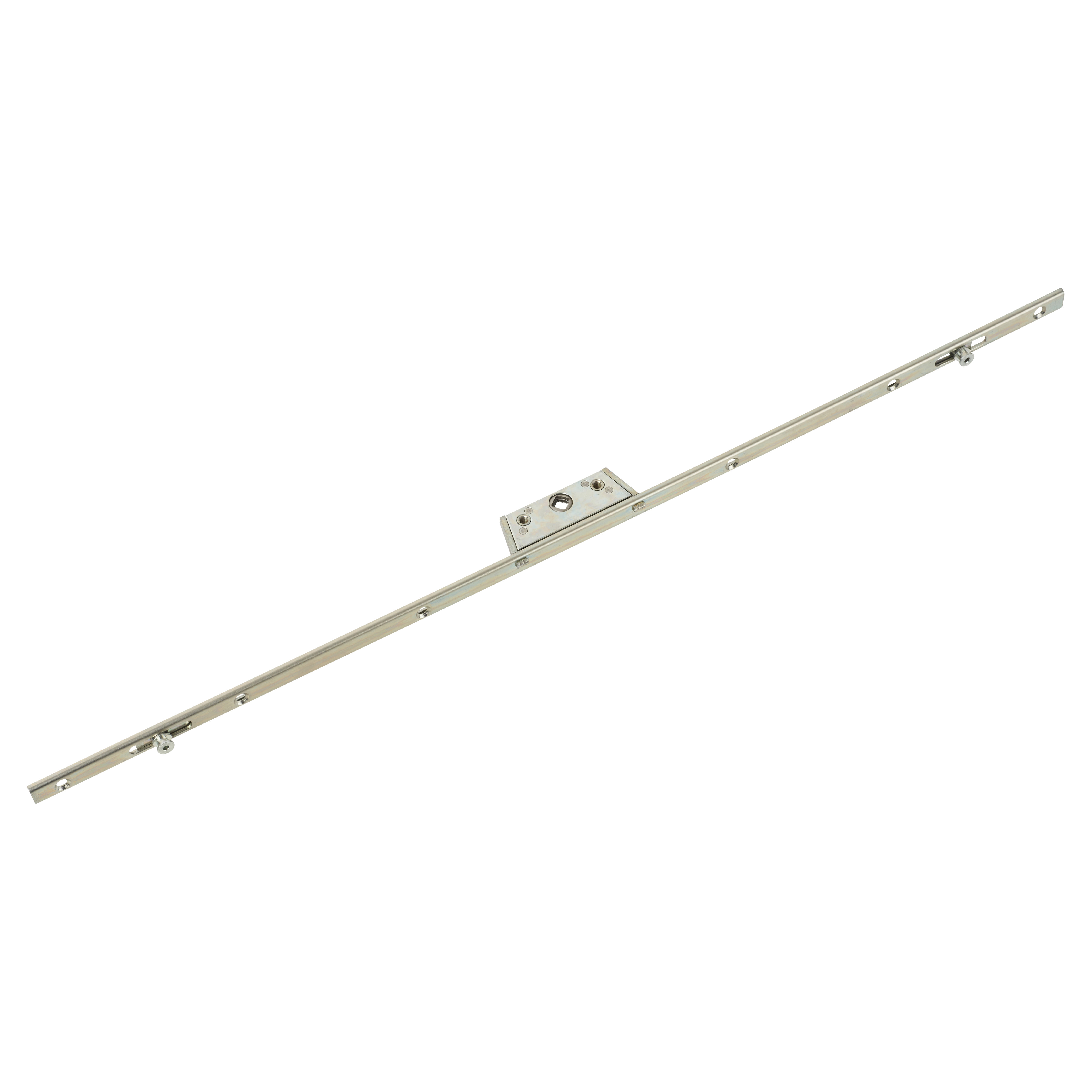 Slim U-Rail Offset Espagnolette uPVC Window Lock - 600mm Length - 20mm Backset - 6mm Cam - view 2