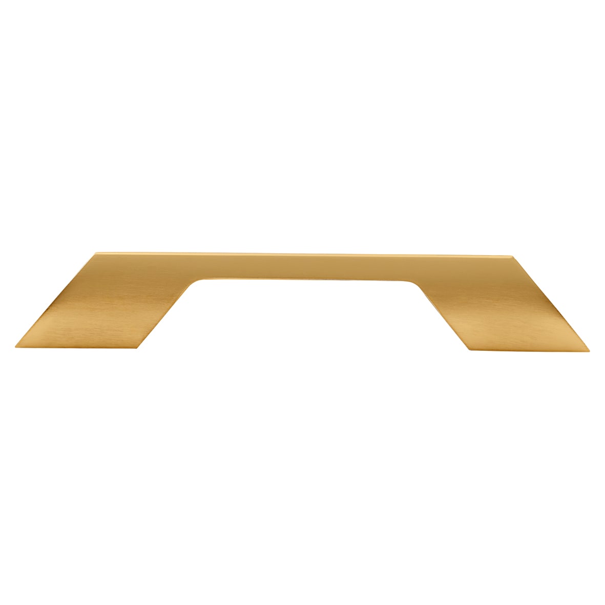 Scorpio 10mm Slim D-Bar Cabinet Pull Handle - 160mm Centres - Satin Brass - view 2