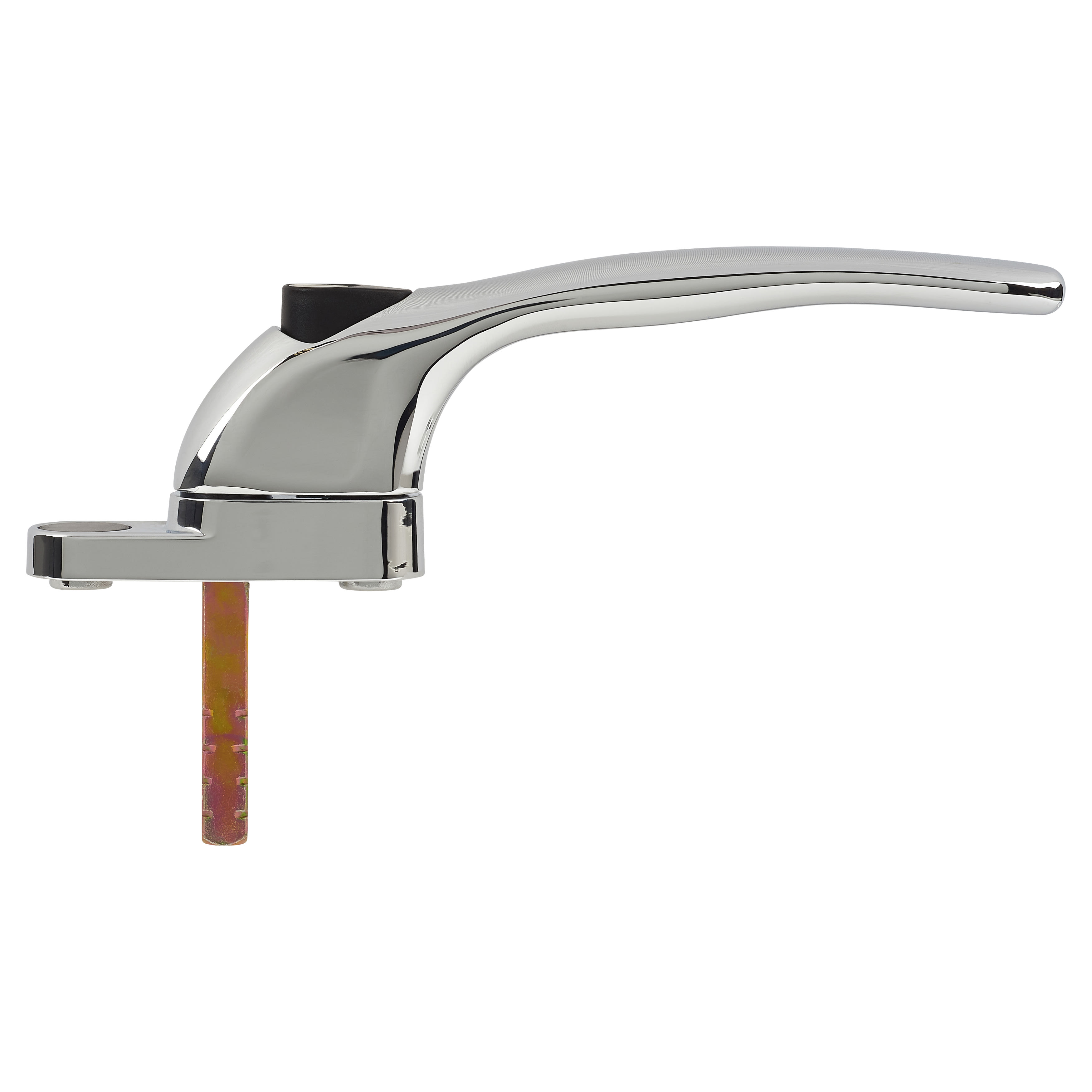 uPVC Inline Espagnolette Locking Multipoint Window Handle - Dual - Polished Chrome - view 3