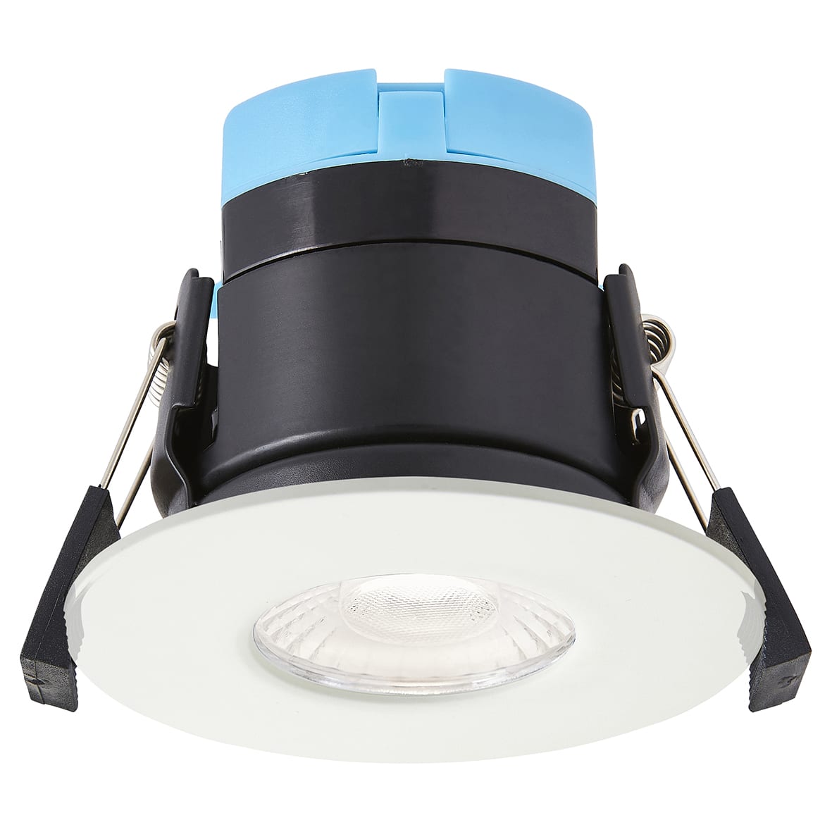 Forum Spa Rhom 8W IP65 Fire Rated LED Dimmable Fixed Downlight - 3/4/6000K CCT - Matt White - view 2